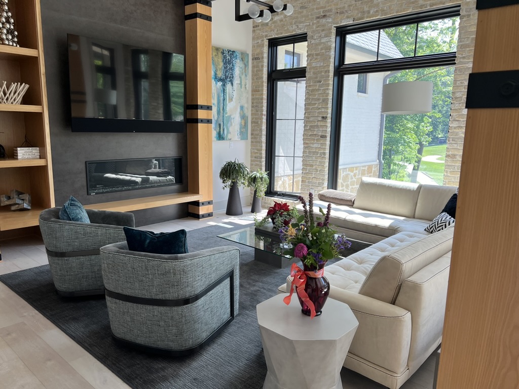 Living room one-time cleaning service in Noblesville IN