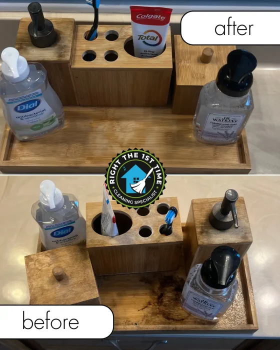 cleaners bar before and after image